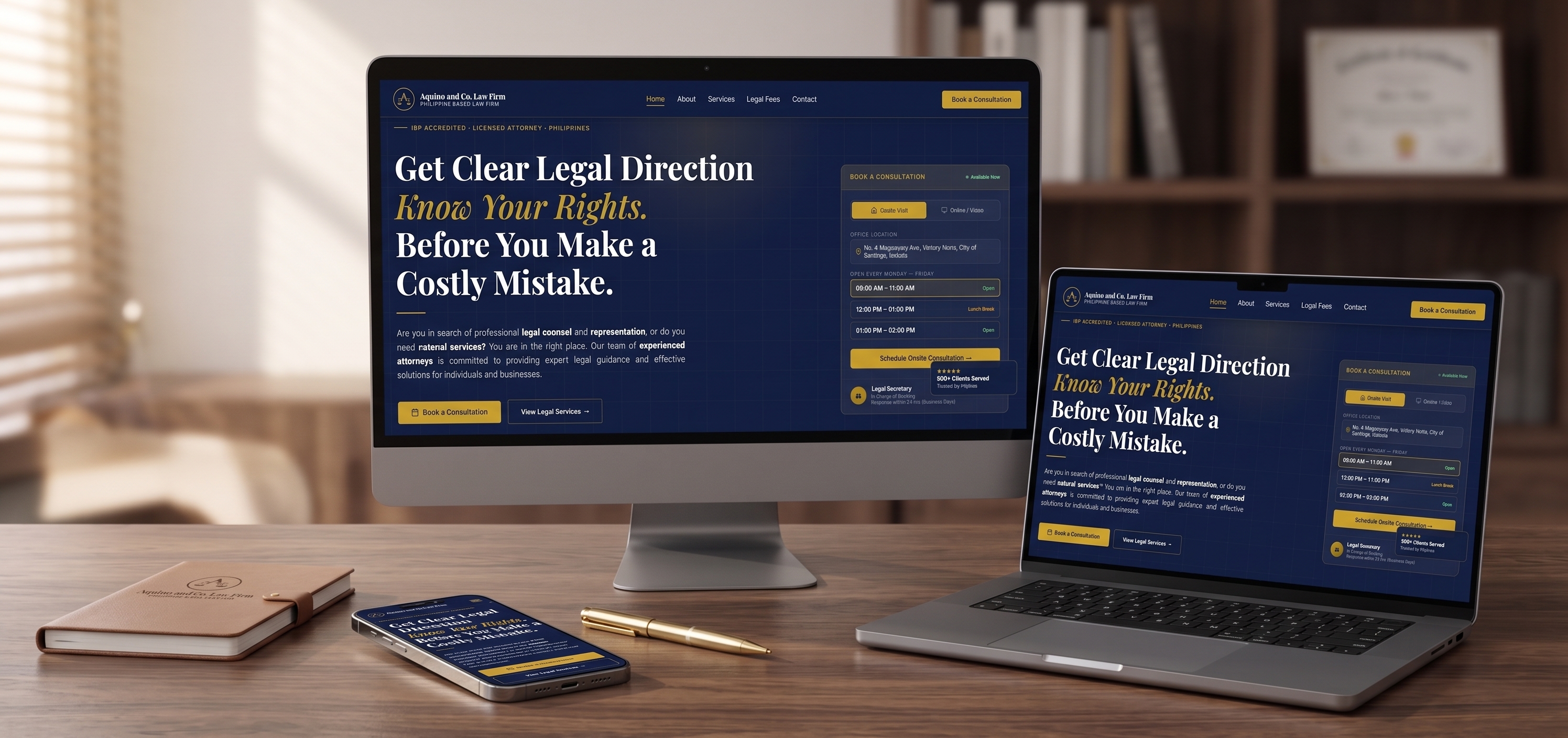 Law Firm Project Showcase